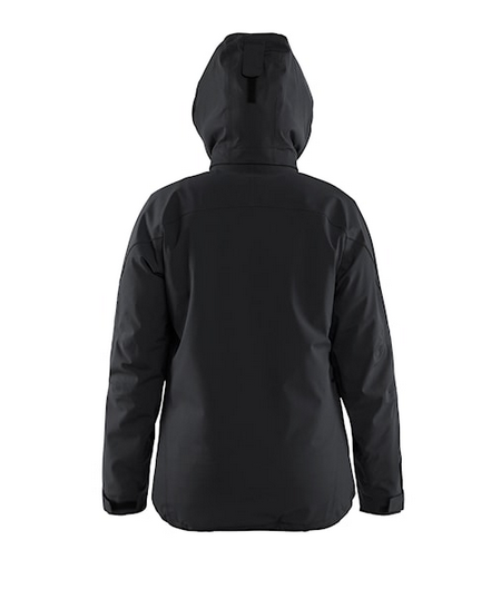 440819179999 - Ladies Winterjacket Stretch Zwart kap rugzijde